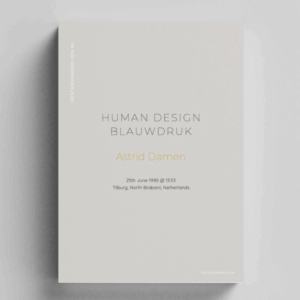 Human Design Blauwdruk - Digitaal